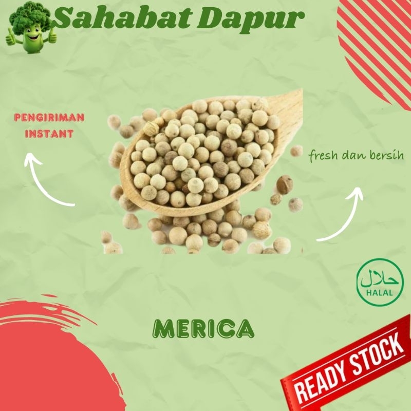 

Merica / sahang per bungkus - Sahabat dapur Delivery