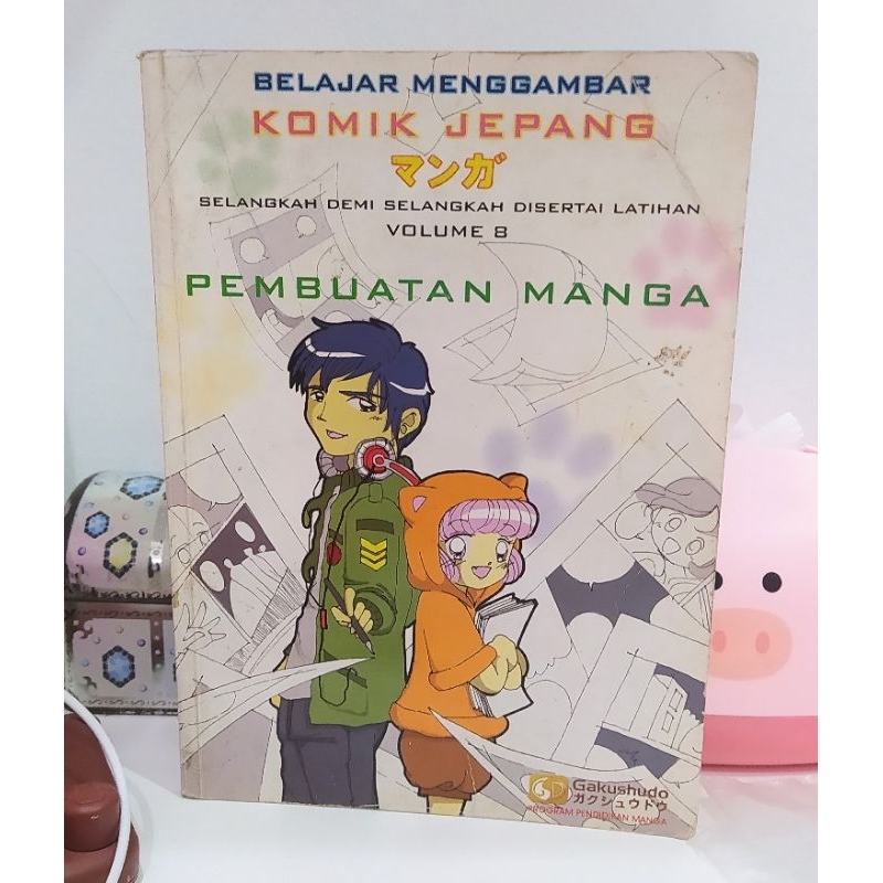 BUKU MENGGAMBAR KOMIK JEPANG METODE GAKUSHUDO VOLUME 8