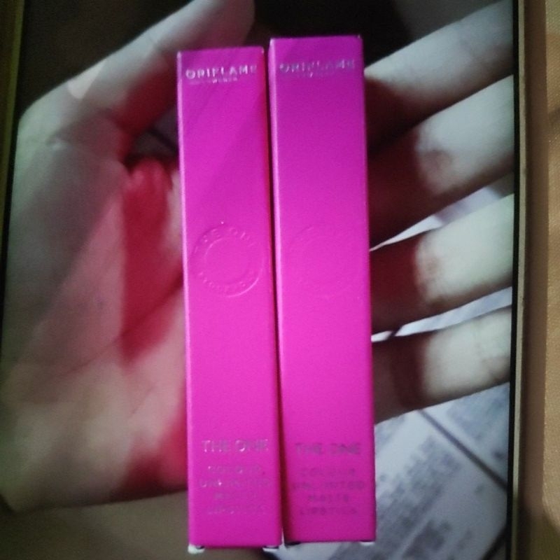 lipstik resolut red the one oriflame