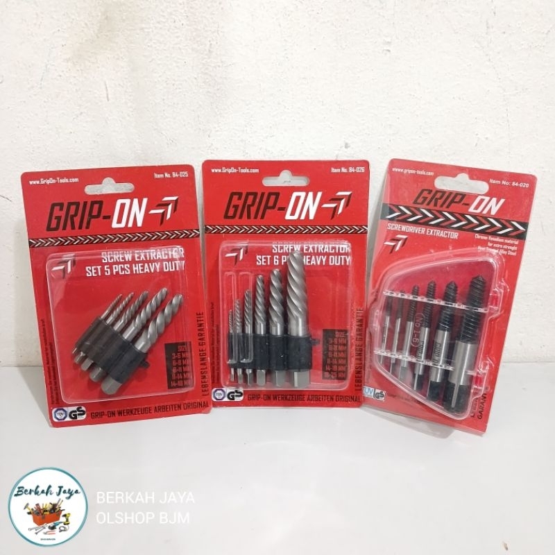 TAP BALIK SET "GRIP ON" VARIAN TYPE ||SCREW EXTRACTOR SET