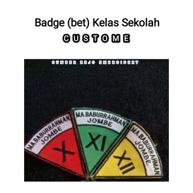 BADGE/BET LOKASI KELAS