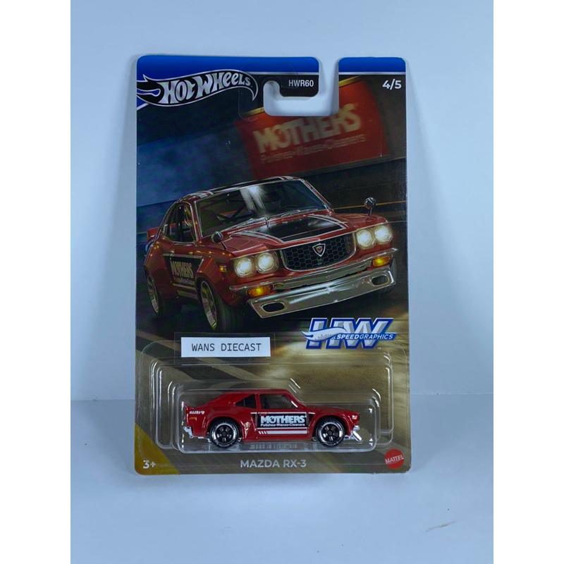 Hot Wheels Hw speed graphics Mazda Rx 3 JDM