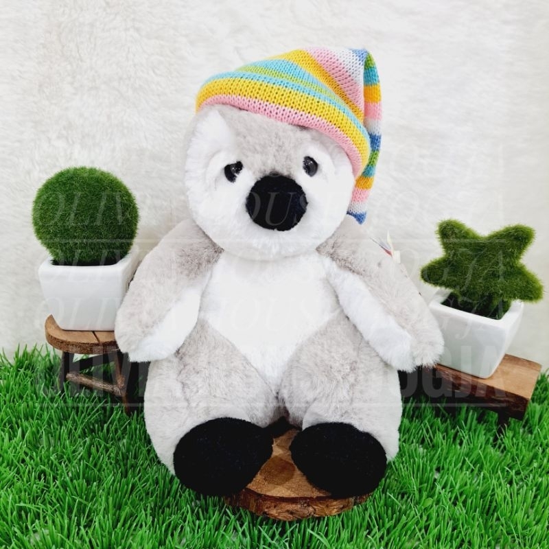 Boneka Penguin Abu Boneka Penguin Dada Putih Boneka Penguin Topi Rajut