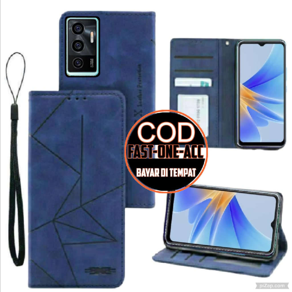 CASE HP VIVO V23E Case Flip Motif Dompet Casing HP Flip Motif Wallet Leather untuk VIVO V23E