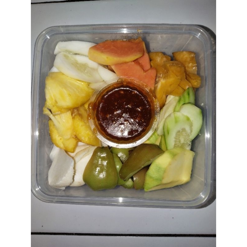 

rujak manis potong 600 gr-1200 gr.