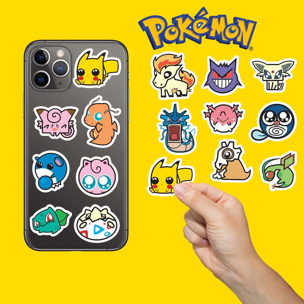 

Sticker Aesthetic pokemon isi 15 pcs Untuk Case Handphone Laptop
