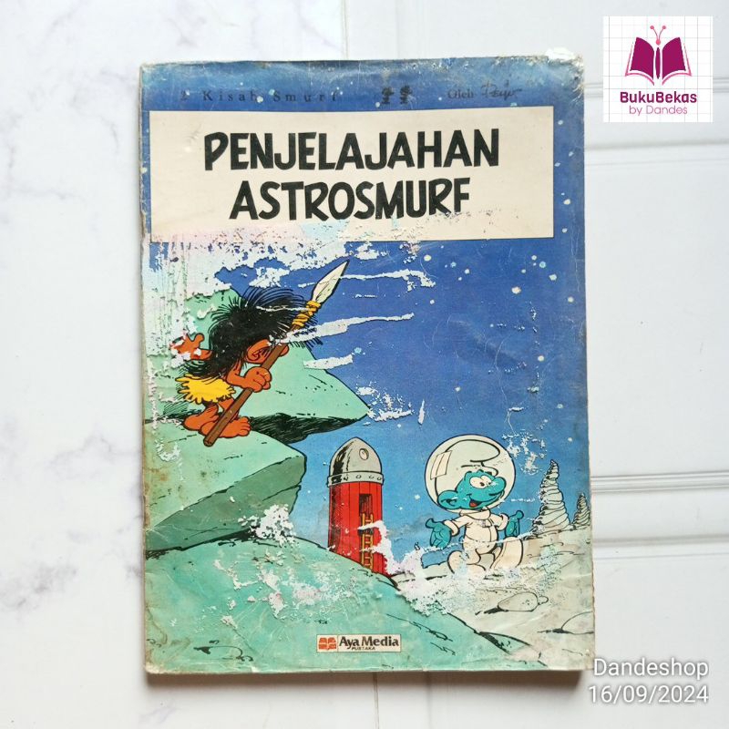 Kisah Smurf - Penjelajahan Astrosmurf - Komik Eropa 1986 Aya Media
