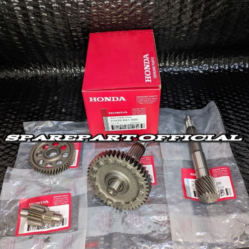 Gigi Rasio Gardan 4Pcs Honda Motor Beat Esp/Beat Pop/Beat Street/Scoopy Fi