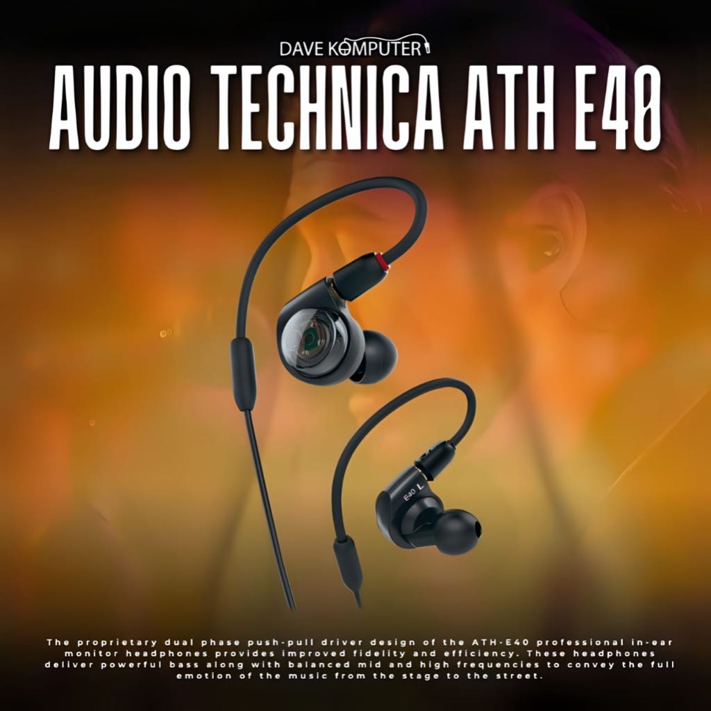 Audio Technica ATH E40 Earphone