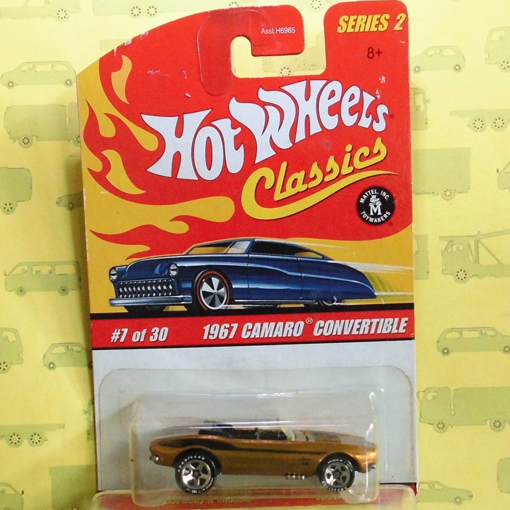 Hot Wheels 2005 -  Classics 1967 Camaro Convertible Orange