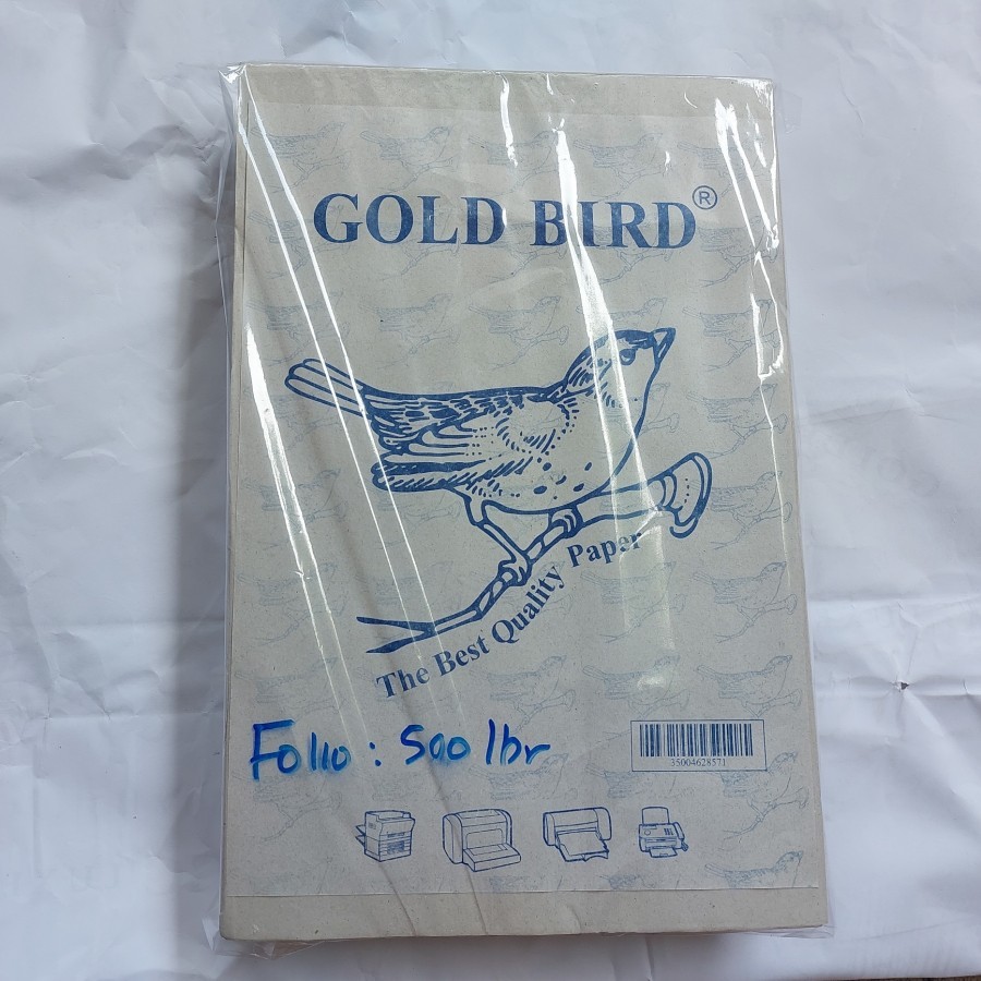 

Gold Bird Kertas Buram F4 Isi 500 Lembar (1 RIM) / Kertas Koran Folio F4 500 Lembar / Kertas Flipchart Per Rim