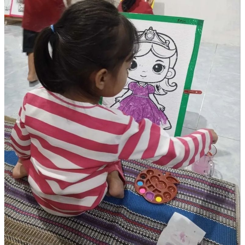 

12 Pcs Palet Lukis Tebal/Perlengkapan Melukis/Alat Menggambar/Pallet