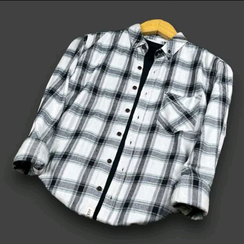 BESTPROMO KEMEJA FLANEL PRIA EXLUSIVE FLANEL VETERANO TERLARIS OTFIT KOREAN