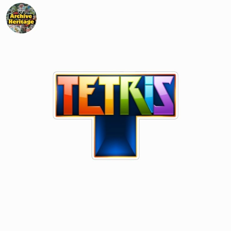 

sticker Tetris logo puzzel video games stiker