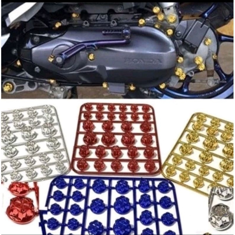 Cover Baut Probolt Tutup Baut Probolt Tutup Baut L Monel Tutup Baut Flower Tutup Baut Variasi Monel