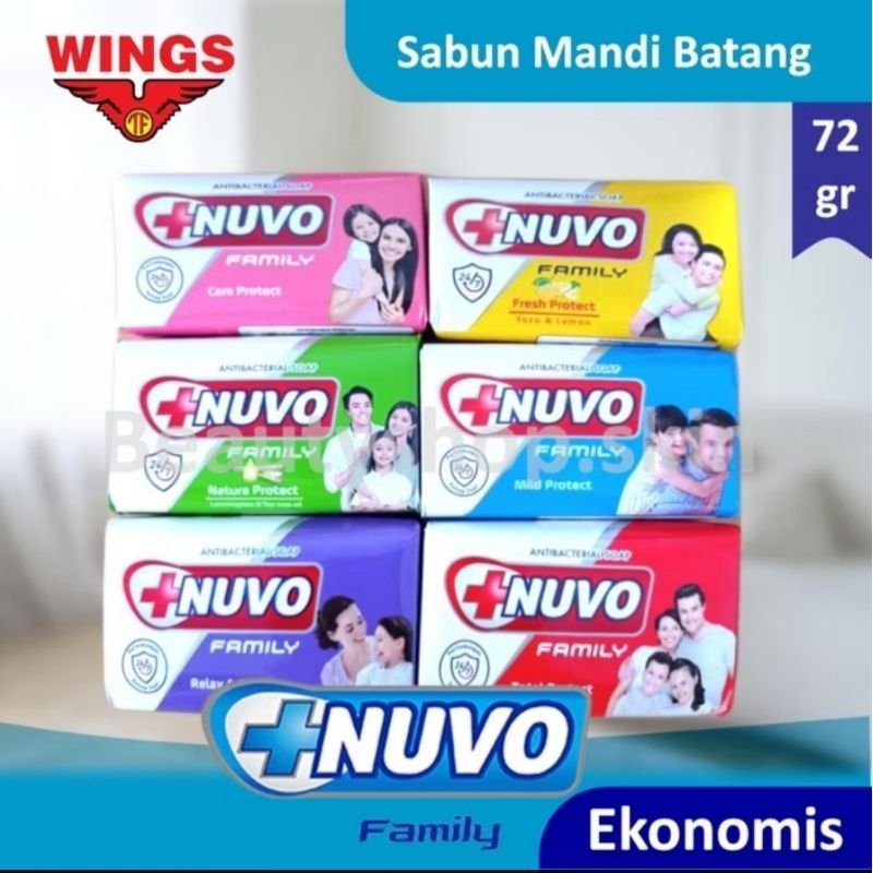 NUVO FAMILY SABUN BATANG ISI 3 PCS
