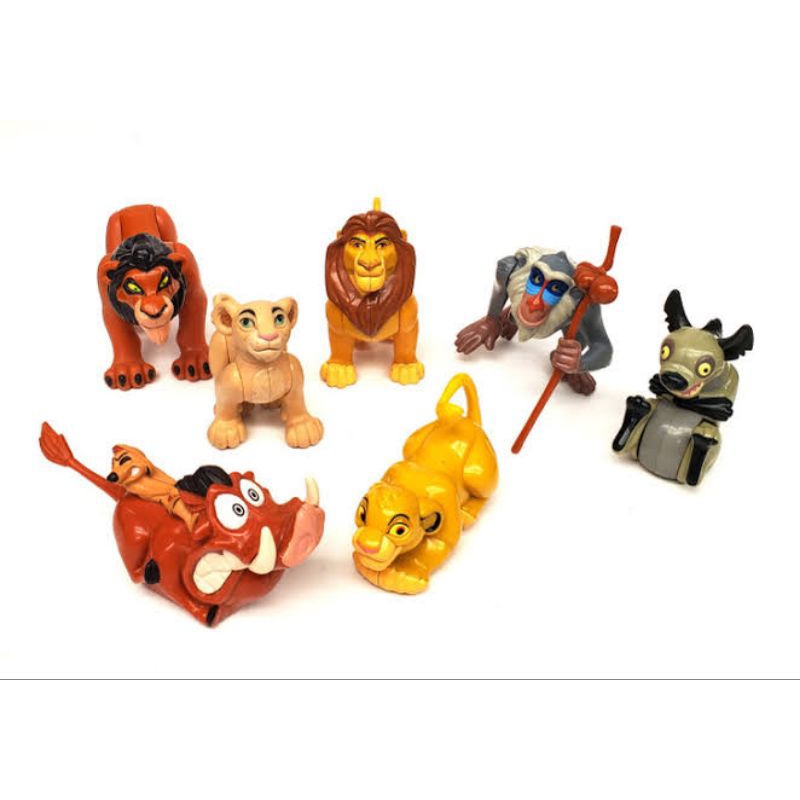 FIGUR MCD MCDONALD'S HAPPY MEALS BURGER KING TOYS - LION KING