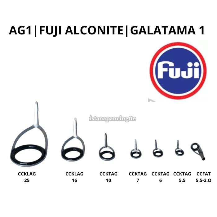 RING GUIDE FUJI CCKLAG / CCKTAG / CCFAT JUAL/PCS | ROD COMPONENTS |