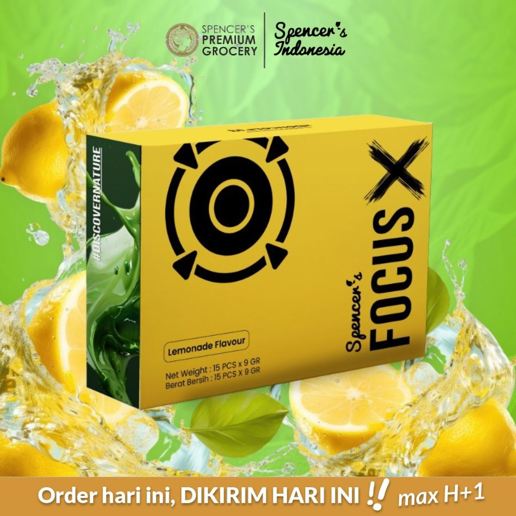 

Spencer's Focus X Lemonade - Minuman Energi