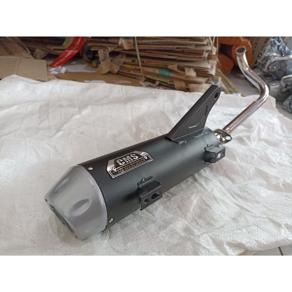 Knalpot CMS Racing Adem Vario 125/150 Gear X-RIDE Mio Sporty Beat Deluxe Scoopy PGM FI Soul GT 125