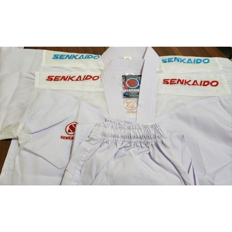 Baju Karate Kumite Deluxe Senkaido Original Terbaru 2024 Baju Kumite Combo 2in One Baju Karate Terba