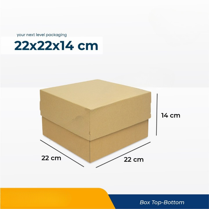 

Box Puding Kue Ulang Tahun Ukuran 22x22x14 Kotak Cake Tart Dus Packing Hampers Coklat Polos