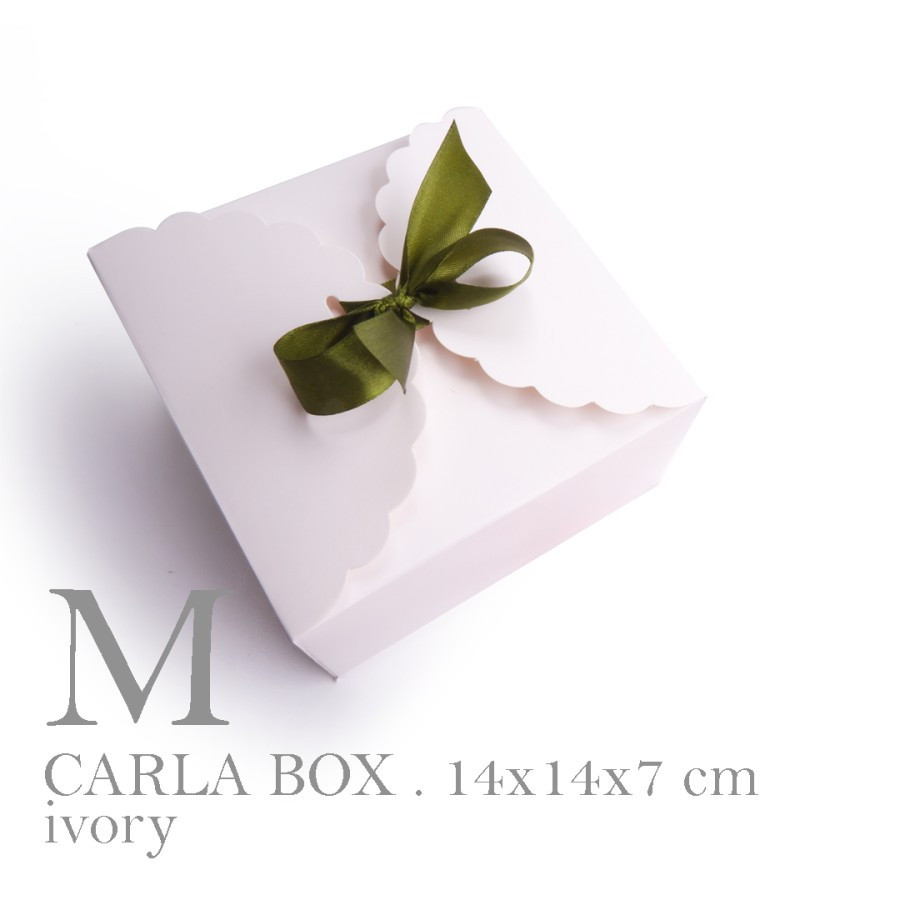 

(10pcs) Box Kotak Ivory Packaging Toples Kuker Dus Parcel Souvenir Mangkok Size 14x14x7cm