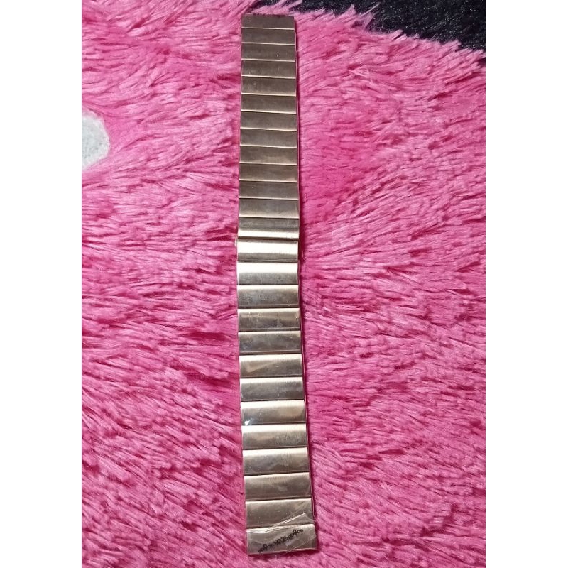 strap tali jam tangan stainless steel warna rose gold ukuran 18/20/22mm