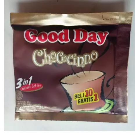 

Good Day 3 in 1 Renceng Chococinno 10x20gram