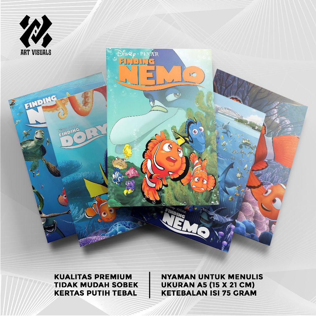 

Buku Tulis Custom Tema Disney Finding NEMO Terlengkap Termurah Model Bebas Pilih Foto / Buku Tulis Sekolah / Buku Catatan