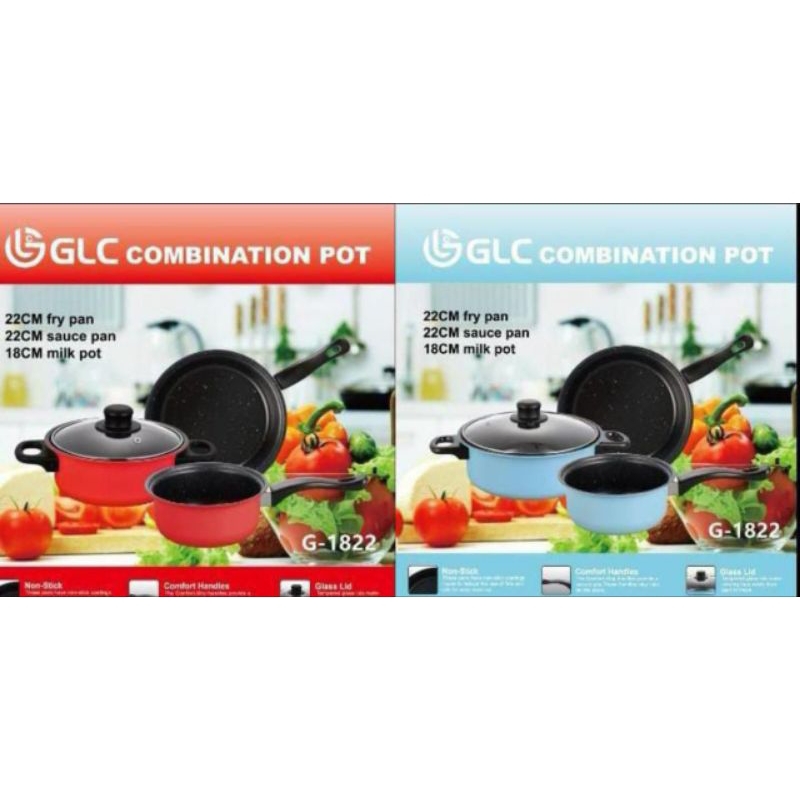 AULIAONLINESHOPPKU_PANCI POT COMBINATION | PANCI POT STAINLESS | PANCI POT 3 in 1 -PANCI isi 3 Combi