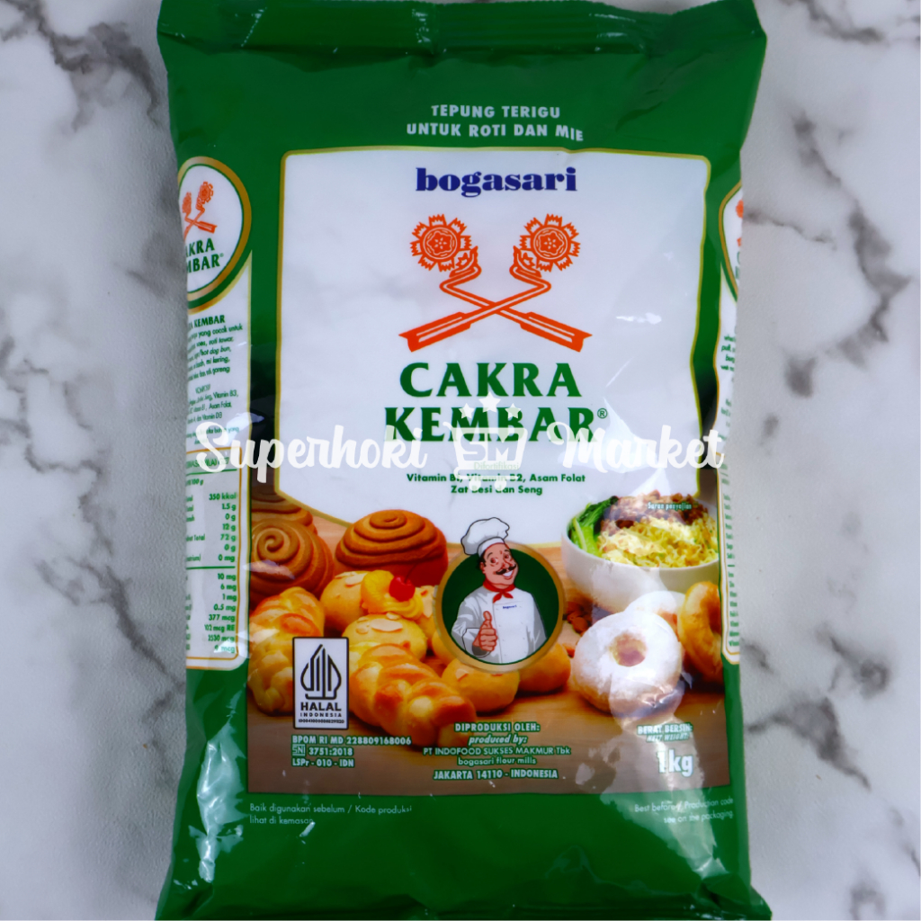 

Tepung Terigu Cakra Kembar 1 KG