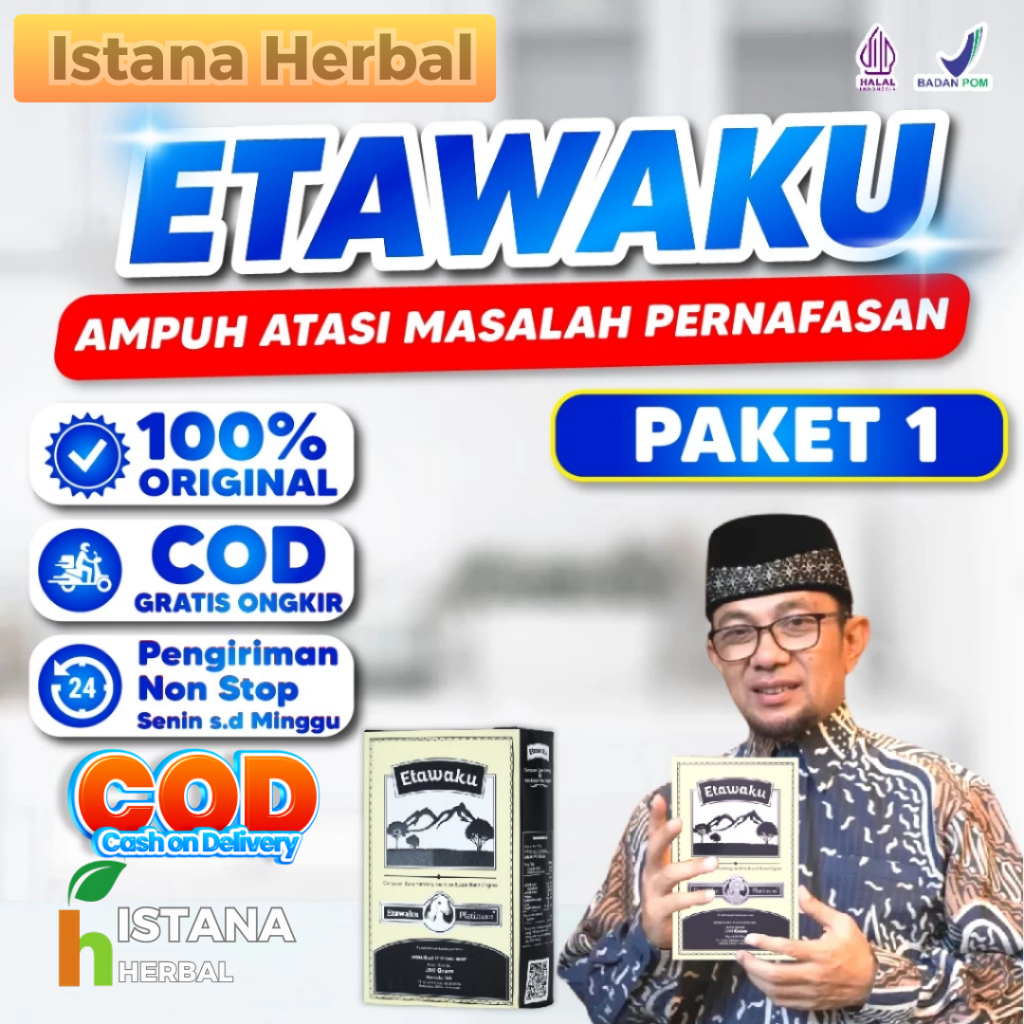 

ETAWAKU PLATINUM ORIGINAL - Susu Kambing Etawa Masalah Pernafasan Alami