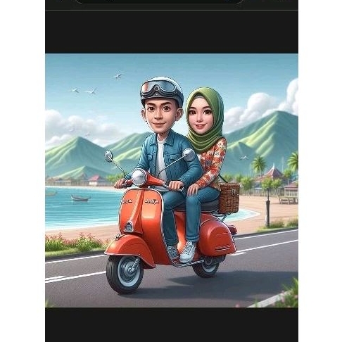 Jasa buat karikatur wajah