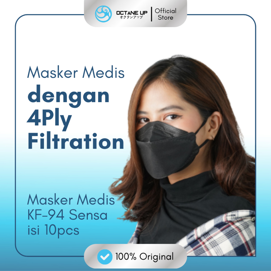 Masker Kf94 Sensa 4ply isi 10pcs