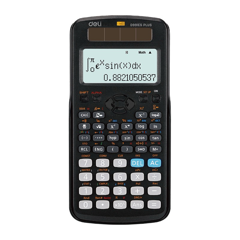 

Deli scientic ED991ES Deli Scientic Calculator 417F (Black)