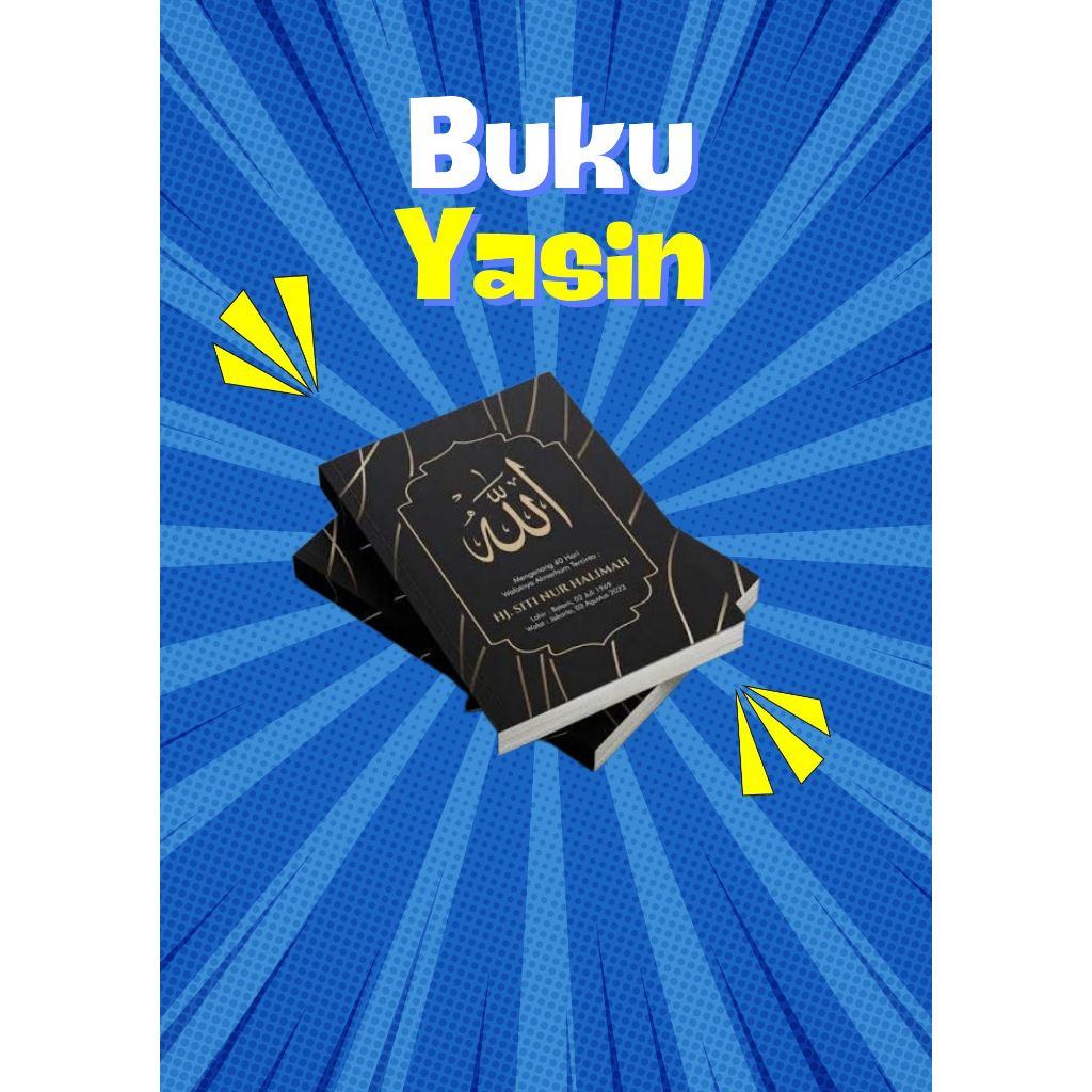 Buku Yasin Custom Soft Cover