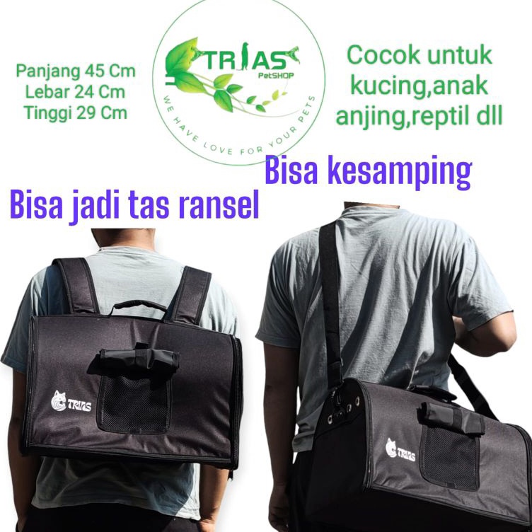 Diskon Terkini  TAS KUCING 3 IN 1TAS KUCING JUMBO KOKOHTAS KUCING JINJING RANSEL SELEMPANGPET CARGO 