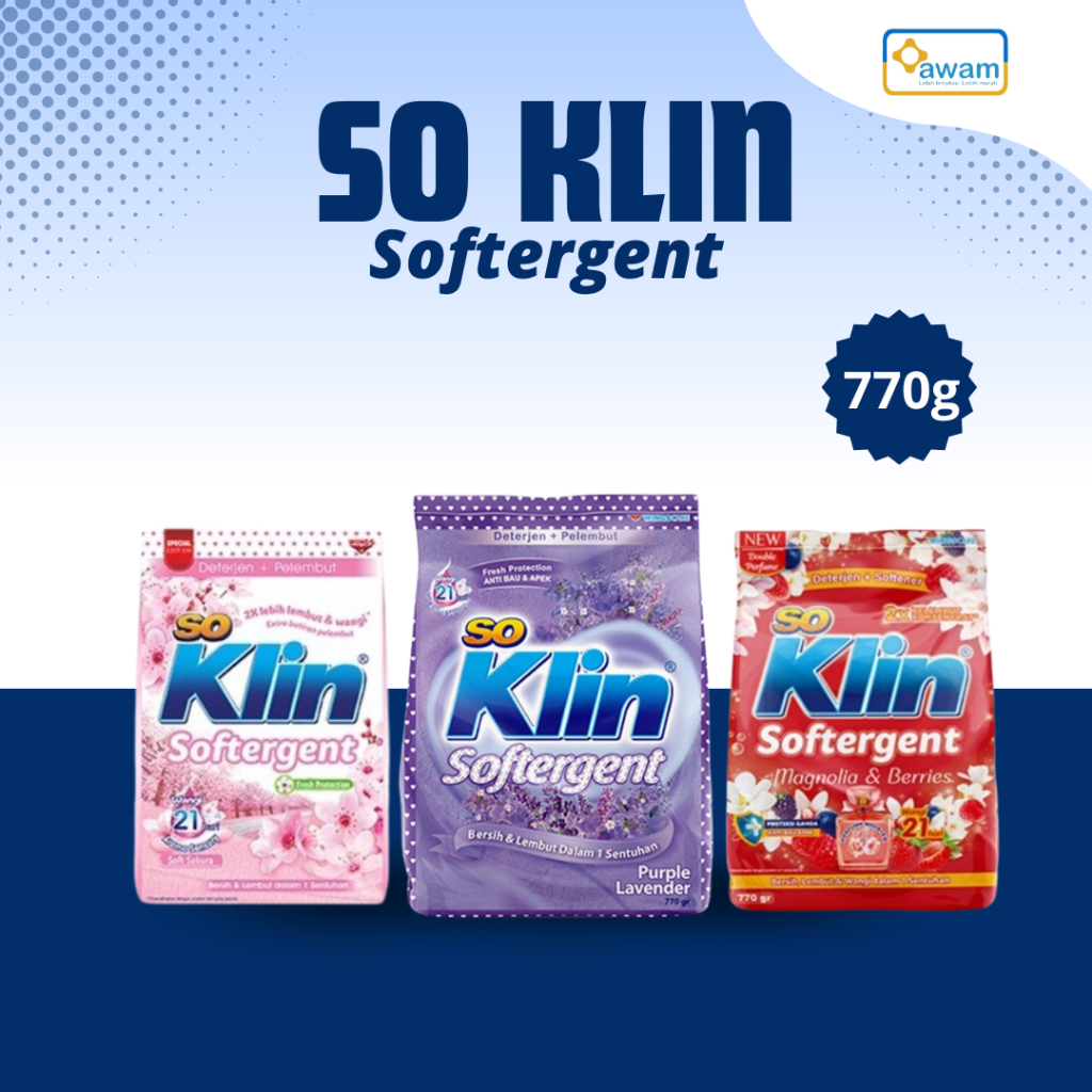 SO KLIN Powder Detergent 770 gr