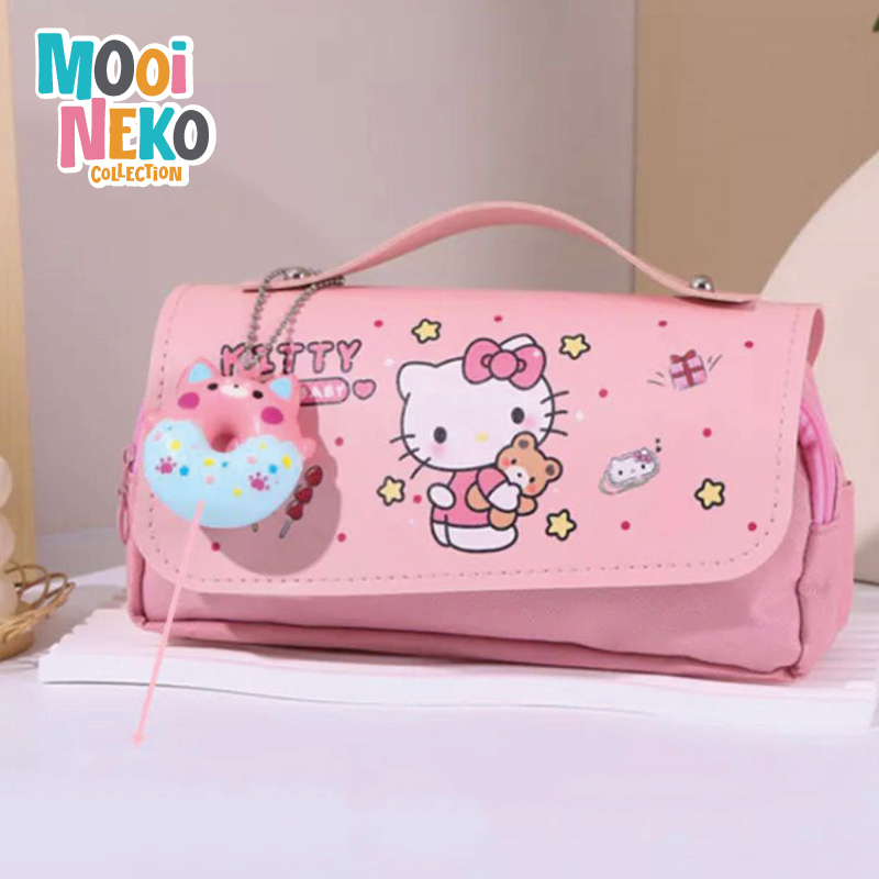 

Tempat pensil hello kitty/sanrio/squishy/premium pencil case pink girl