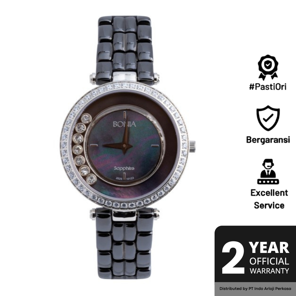 Jam Tangan Wanita Bonia Black Analog B10123-2437S Original