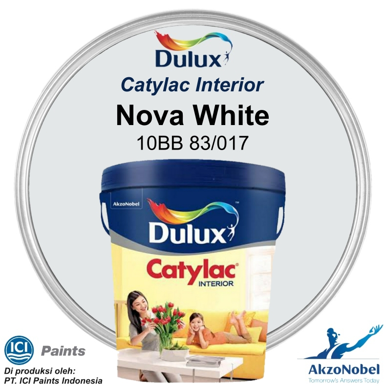 CAT DULUX CATYLAC INTERIOR 5 KG - NOVA WHITE 10BB 83/017