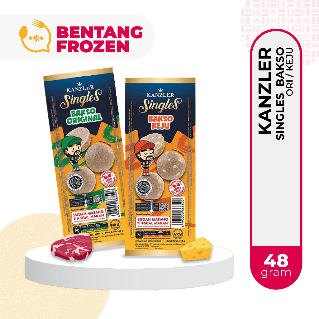 

Kanzler Bakso Singles Isi 4pcs / Baso Kanzler