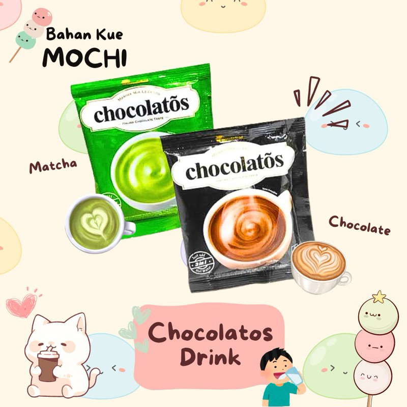 

Chocolatos Drink / Bubuk Minuman Instan / Bubuk Minuman Chocolatos / Chocolatos Matcha / Chocolatos Coklat / Matcha Powder Drink / Chocolate Powder Drink