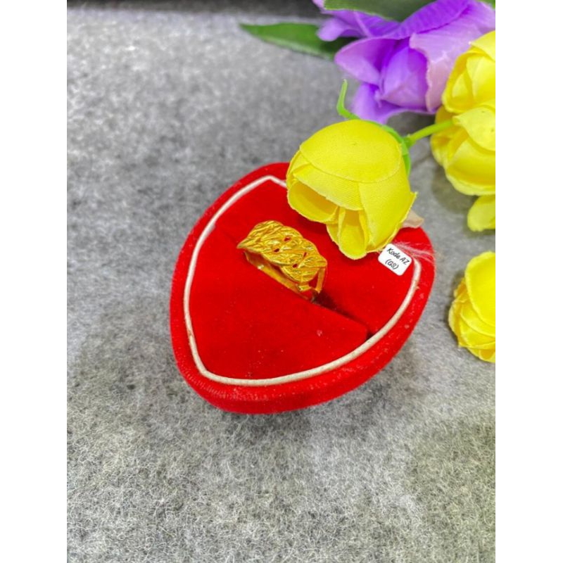 CINCIN KOIN91 MODEL RANTAI BESAR UKIR