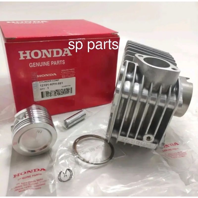 BLOK SEHER ASSY KPH CYLINDER HEAD HONDA SUPRA X 125 KARISMA KIRANA ORI