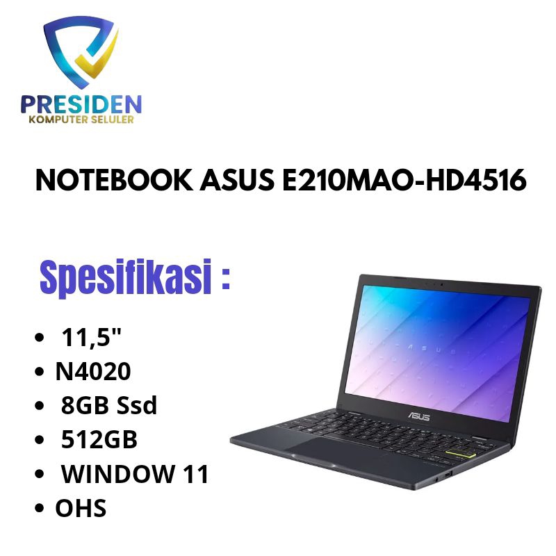 NOTEBOOK ASUS E210MAO-HD4516