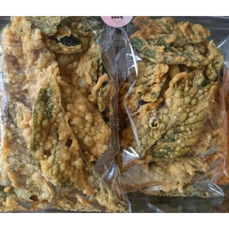 

Snack Cemilan Kripik Bayam Kemasan 250Gram