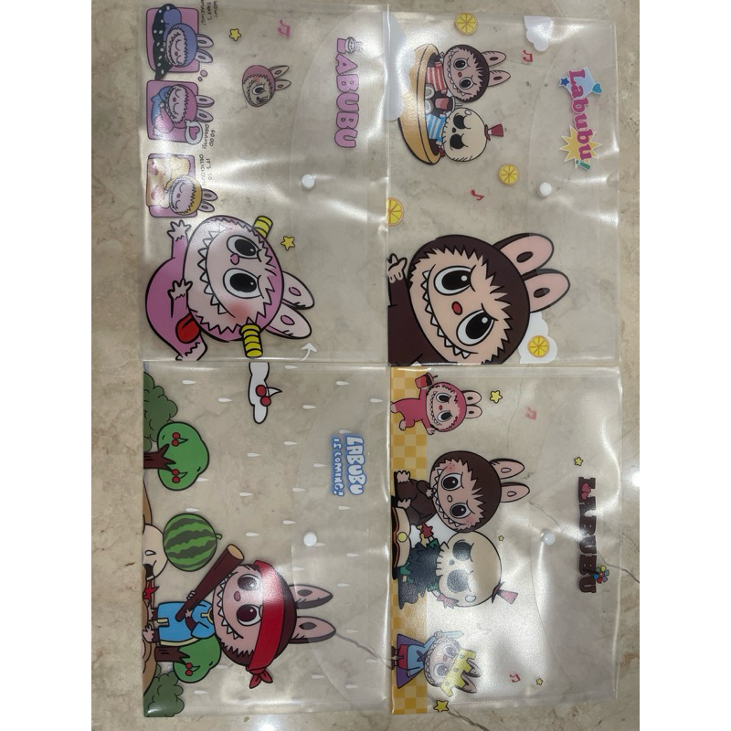 

KUMA STORE MAP FOLDER LABUBU DAN SANRIO kuromi melody cinamoroll ukuran A4