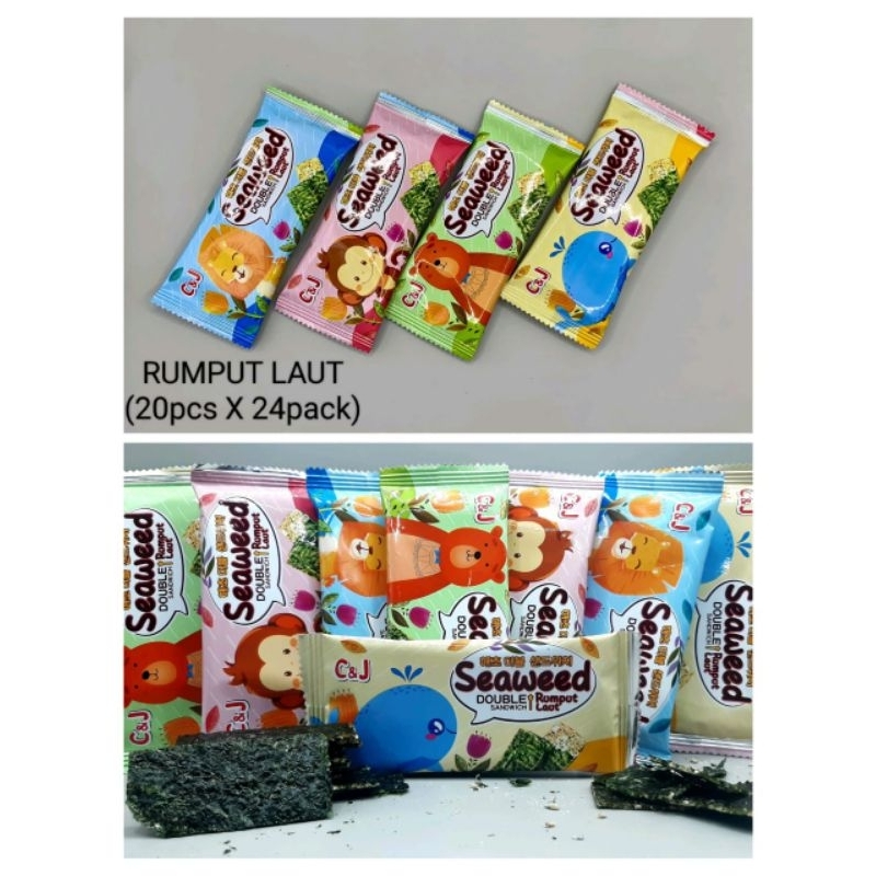 

Rumput Laut 1 pack isi 20 pcs